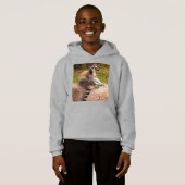 ein Lemur von Madagaskar auf Pullover Kapuze (Vorne ganz)