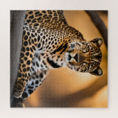 Ein Leopard-Becken in der Sonne Puzzle (Horizontal)