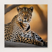Ein Leopard-Becken in der Sonne Puzzle (Vertikal)