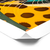 Ein Leopard, der seine Spots ändert Poster (Ecke)