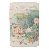 Ein Leopard hinter dem Busch-Brauch Badematte (Vorderseite Vertikal)