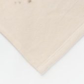 Ein Leopard hinter dem Busch-Brauch Fleecedecke (Ecke)