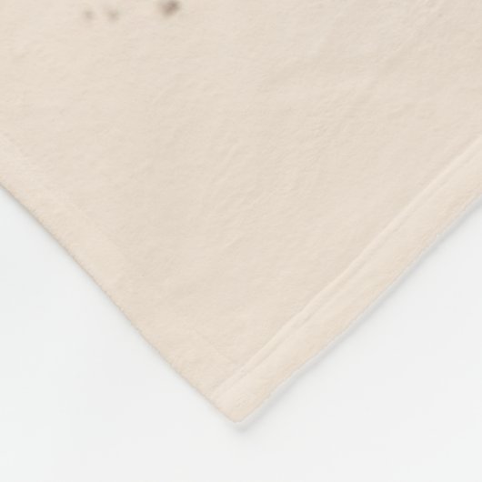 Ein Leopard hinter dem Busch-Brauch Fleecedecke (Ecke)