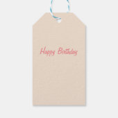 Ein Leopard hinter dem Busch-Brauch Geschenkanhänger (Rückseite)