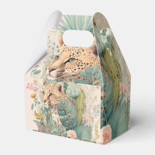 Ein Leopard hinter dem Busch-Brauch Geschenkschachtel