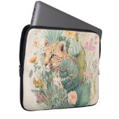 Ein Leopard hinter dem Busch-Brauch Laptopschutzhülle (Vorne Rechts)