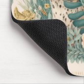 Ein Leopard hinter dem Busch-Brauch Mousepad (Ecke)