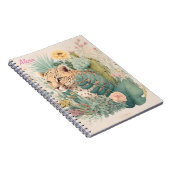 Ein Leopard hinter dem Busch-Brauch Notizblock (Rechte Seite)