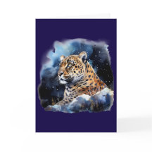 Ein Leopard in der Nacht Karte #1