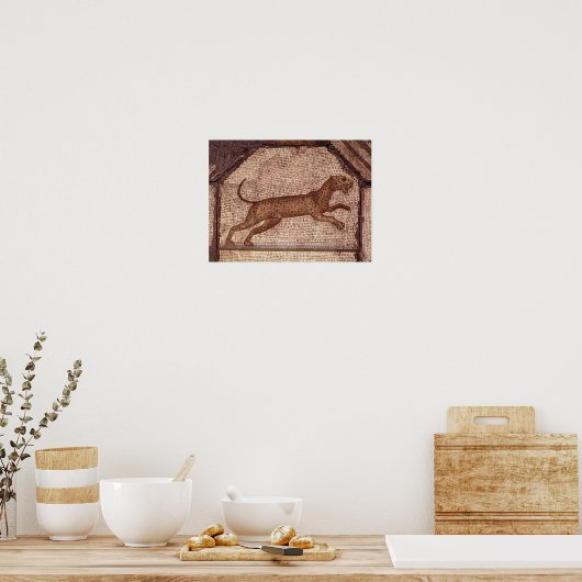 Ein Leopard Poster (Küche)