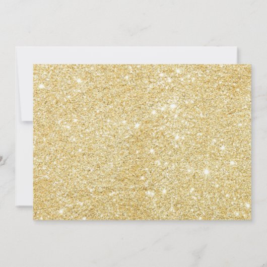 Ein letzter Flug / Gold - Einladung von Bacheloret (Rückseite)