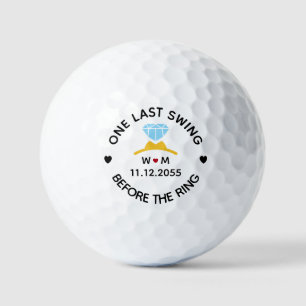 Ein letzter Schwung vor dem Ring – Junggesellenabs Golfball