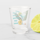 Ein letzter tropischer Junggeselinnen-Abschied Schnapsglas (Rückseite)