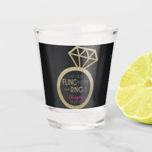 Ein letztes Mal vor dem Ring, Junggeselinnen-Absch Schnapsglas