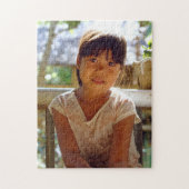 Ein leuchtendes Portrait Puzzle (Vertikal)