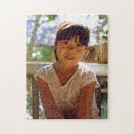 Ein leuchtendes Portrait Puzzle