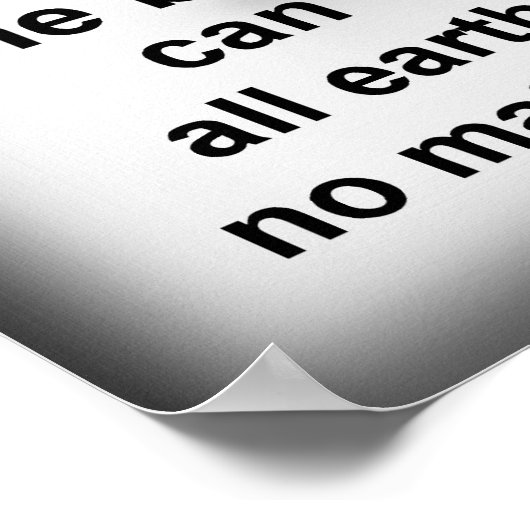 Ein Leuchtfeuer. Poster (Ecke)