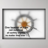 Ein Leuchtfeuer. Poster (Vorne)