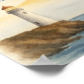 Ein Leuchtturm der Liebe - Inspirationsreiche Wand Poster (Ecke)