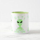 Ein LGM Personal-alien-Spaß UFOgeek-Spaß SETI Tasse (Zentrum)