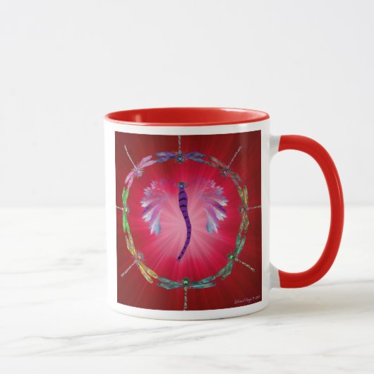 Ein Libellen-Tanz II Tasse (Rechts)