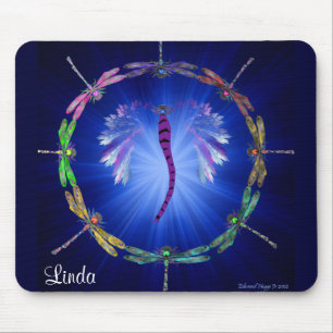 Ein Libellen-Tanz Mousepad