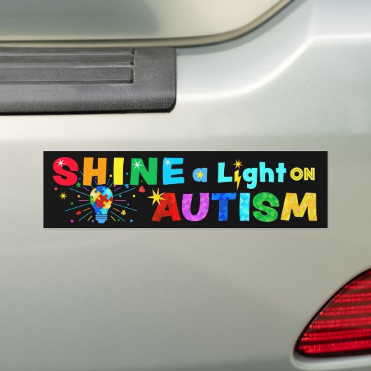 EIN Licht auf AUTISM Autoaufkleber (Auf Auto)