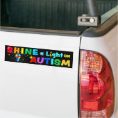 EIN Licht auf AUTISM Autoaufkleber (Auf Lkw)