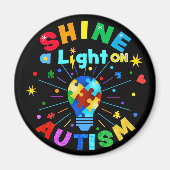 EIN Licht auf AUTISM Magnet (Vorne)