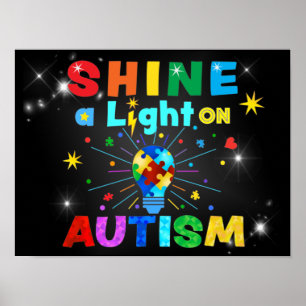 EIN Licht auf AUTISM Poster