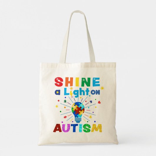EIN Licht auf AUTISM Tragetasche (Rückseite)