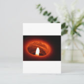 Ein Licht im Dunkeln Postkarte (Stehend Vorderseite)