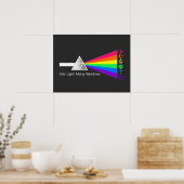 Ein Licht viele Fenster Prisma einheitlich Poster (Küche)