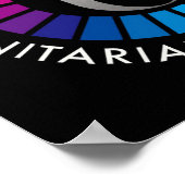 Ein Licht, viele Fenster Unitarismus Universalismu Poster (Ecke)