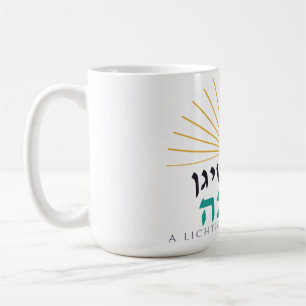 Ein lichtiger Chanukka (Jiddisch) Hanukkah-Becher Kaffeetasse