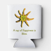 Ein Lichtstrahl des Glücks Dosenkühler (Rückseite)