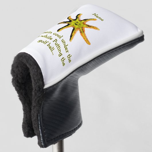 Ein Lichtstrahl des Glücks Golf Headcover (3/4 Vorderseite)