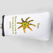 Ein Lichtstrahl des Glücks Golf Headcover (Vorderseite)