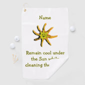 Ein Lichtstrahl des Glücks Golfhandtuch (Insitu)