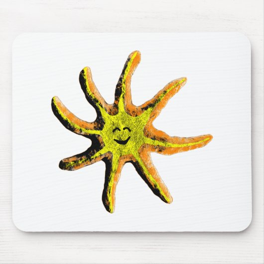 Ein Lichtstrahl des Glücks Mousepad (Vorne)