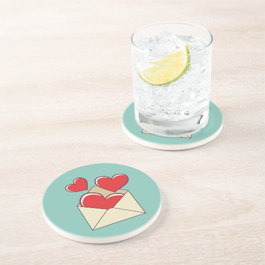 Ein Liebe Getränkeuntersetzer (Seite)