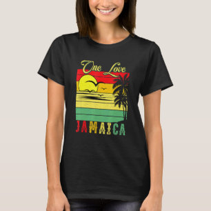 Ein Liebe Jamaika Sommerferien Familie Vintage Su T-Shirt