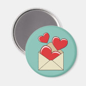 Ein Liebe Magnet (Vorderseite/Rückseite)