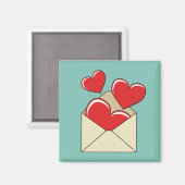 Ein Liebe Magnet (Vorderseite/Rückseite)