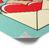 Ein Liebe Poster (Ecke)