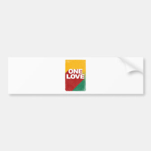 Ein Liebe-Poster Autoaufkleber