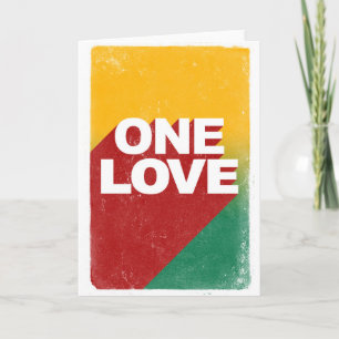 Ein Liebe-Poster Feiertagskarte