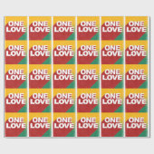 Ein Liebe-Poster Geschenkpapier (Flach)