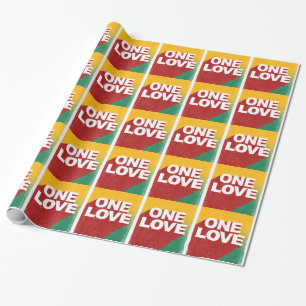 Ein Liebe-Poster Geschenkpapier