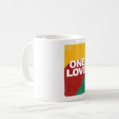 Ein Liebe-Poster Kaffeetasse (Vorderseite Links)